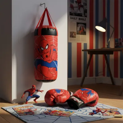 boys Boxing Set with Gloves and Taekwondo Props for Indoor and Outdoor Playground - Kids Recreational Exercise Toy