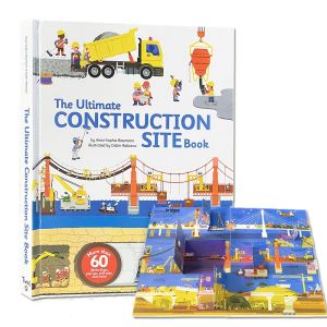 The Ultimate Book of Airplanes / Planet Earth / Cities / Horses / Space / Construction Vehicles Animals Book Hardcover Lift The Flap Board Books BooChildrens Book for Beginner Kids English Learning Educational Materials for Kids Gift for 4-9 Years Old