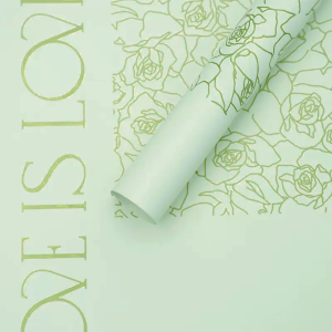 Flower Wrapping Paper motif this love Kertas Buket cellophane KB6165