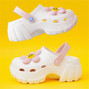 [Free Shipping] WomenS Thick-Soled Clogs Fashionable And Versatile For Summer With A Platform Sole Perfect For Petite Women Offering A Height Boost And Can Be Worn As Both Closed-Toe Sandals And Beach Sandals
