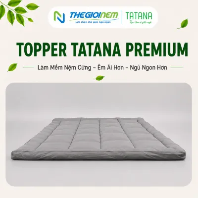 Topper Tencel Tatana -Tấm trải đa năng tấm tăng tiện nghi .làm mềm nệm