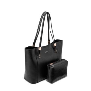 Totebag Wanita HUSEN Tas Kerja Tas Wanita Tas Kuliah Tote Bag Resleting - Ashley Shiny Tote Bag