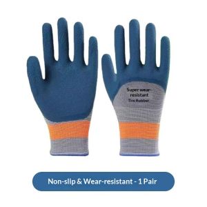 ASRV Anti-Slip Durable Work Gloves with Enhanced Grip and Breathable Design for Heavy-Duty Protection