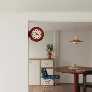 FFBH Creative Double-sided Wall Clock Aesthetic Interior Decoration Corner Wall Clock Modern Living Room Art Clocks Home Decoration 4P7H5