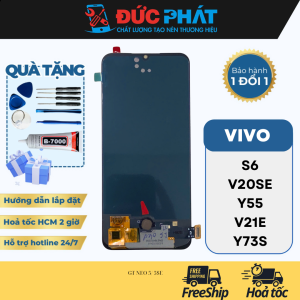 LKMH Thay Thế Vivo S6 / V20SE / Y55 / V21E / Y73S OLED (Tặng keo dán và bộ sửa)···