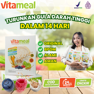 Vitamil Obat Diabetes Original Vitameal Sereal Multigrain Bantu Turunkan Gula Darah Tinggi Cegah Kolesterol