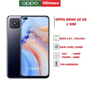 Điện thoại 0PP0 Reno 4Z ram 12GB / 256GB 2 sim fullbox 4 camera màn 120 Hz chơi Liên Quân-PUBG-Free Fire mướt.
