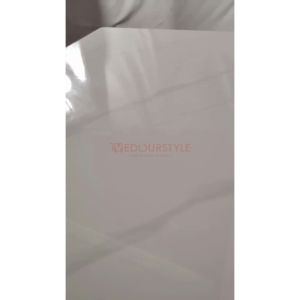 Vedourstyle Dining Table Sintered Stone Glossy Top Modern Cafe Table Restaurant Meja Makan Luxury