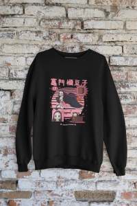 Crewneck Nezuko Demon Run Run Run Kimetsu No Yaiba Anime Demon Slayer