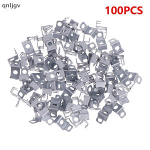 🔥🔥🔥qnljgv 100 PCS 3D kênh thư treo tai thép không gỉ kim loại Đăng cài đặt sửa chữa phụ tùng phần cứng quảng cáo