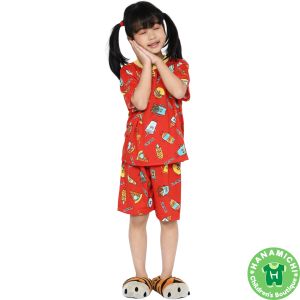 KIminori KIFA.ST Setelan Baju Tidur Anak Lengan Pendek