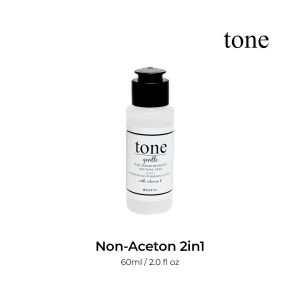 Tone Nail Polish Remover | Penghapus Cat Kuku 60 ml | NPR Acetone | Non Acetone 2in1 | Aseton Kutek
