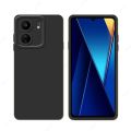 Case Poco C65 Softcase BLACK MATTE CAMERA PROTECTION Case Casing Hp Xiaomi Poco C65. 