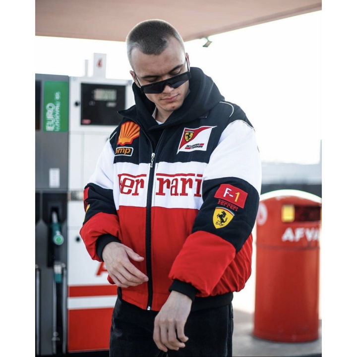 Ferrari team jacket best sale