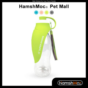 HamshMoc Collapsible Pet Dog Bottle Portable Water Bowl Silicone Pet Water Bottle 580Ml Dog Water Dispenser Travel Feeder Pet Bowl Cat