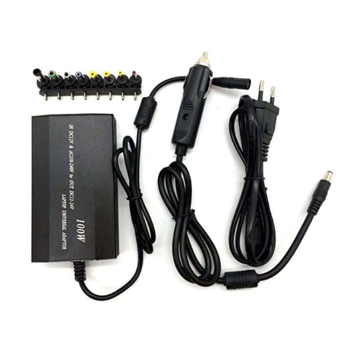 [ssb mall]Power Supply Adapter for Laptop in Car DC Charger 100W AC ...