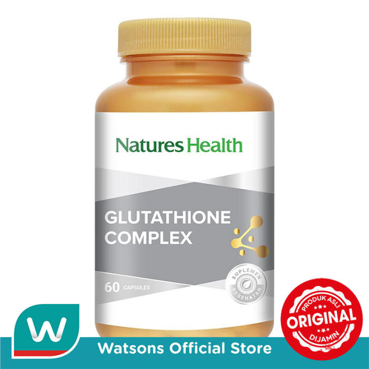glutathione complex natures health Natures Health Glutathione Complex Kapsul 60'S
