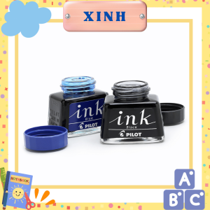 Mực bút máy Ink Pilot 30ml màu xanh đen đỏ hông phai không lắng cặn