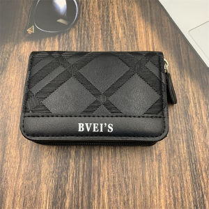 Bveis F003 Dompet Kartu Pria Wanita Minimalis Muat Banyak Bahan Sintetis Lembut