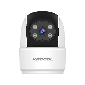 KACOOL Indoor WiFi Security Camera C996 - Dual Band 2.4G & 5G Infrared Night Vision Pan-Tilt Human Detection Mobile App Control with 32GB/64GB/128GB SD Card Support