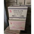CTN 24*100GR - WAFER KUGI WAFER STICK RASA COKLAT - STROBERI - VANILA - CAPPUCINO ISI 24 PCS / CAMILAN BINGKISAN HAJATAN. 