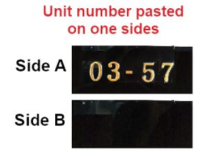 SG local seller Style-C a SET of customized Nordic solemn House Number Plaque with iron art hanger and Acrylic plate & 3D digital number in gold