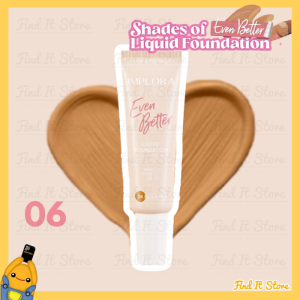 IMPLORA Even Better Liquid Foundation | 25 gr | Natural Matte Finish | 2nd Skin Finish | easy to blend | lightweight formula