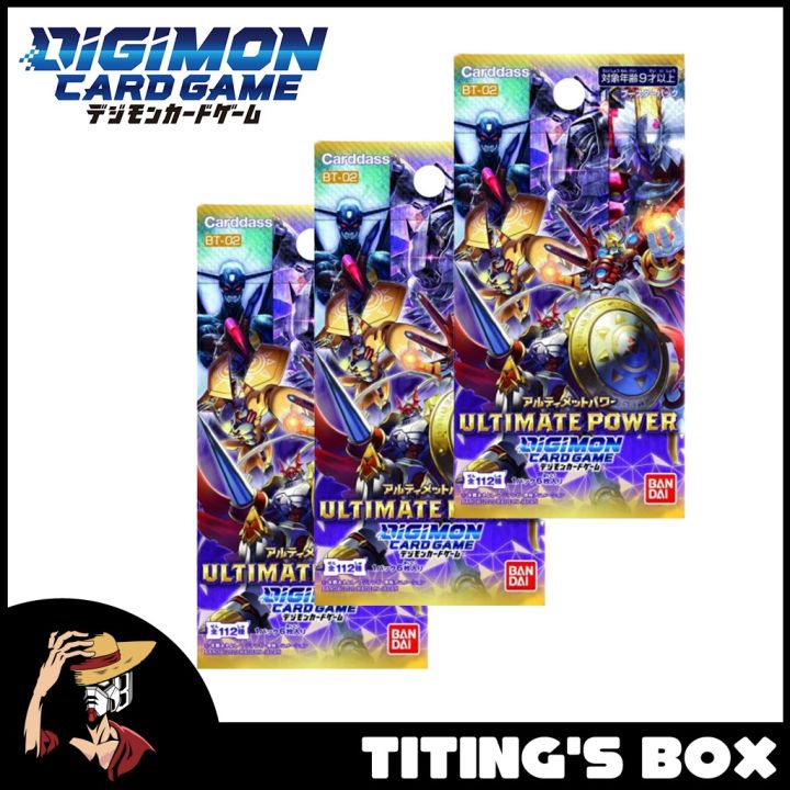 digimon ultimate power booster box Amazon.com: Digimon Card Game Ultimate Power Japanese Booster Box [BT-02] :  Toys & Games