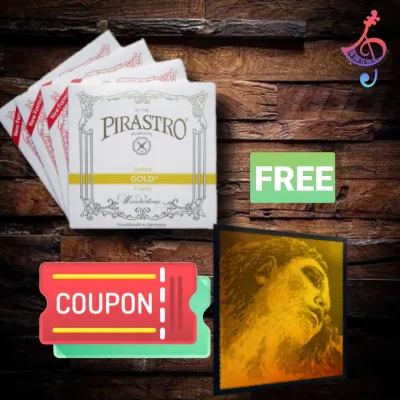 PIRASTRO TONICA 4/4 VIOLIN STRING 1 SET(made in Germany) FREE EVAH PIRAZZI GOLD E STRING 1 UNIT