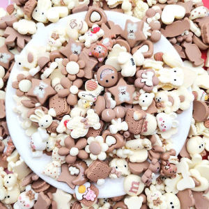 BỘ 10 Charm Sticker Jitbitz gắn dép (Đã có nút gắn dép) - Mẫu giao ngẫu nhiên