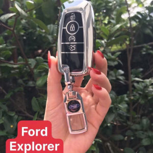 Ốp khóa Ford Everest - Ford Ecosport - Ford Explorer...4 nút Chất liệu nhựa dẻo TPU