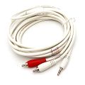 Dây 3.5 ly sang 2 đầu hoa sen, 01 dây dài 5m 3ly ra av dây phát nhạc điện thoại máy tính latop tivi pc. 