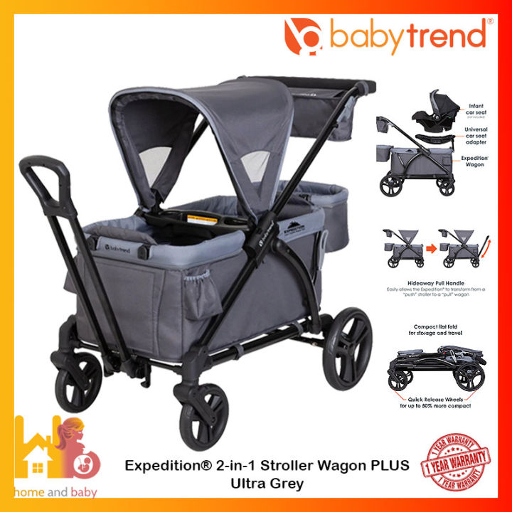 Baby Trend Expedition® 2-in-1 Stroller Wagon PLUS (2 Color) (1