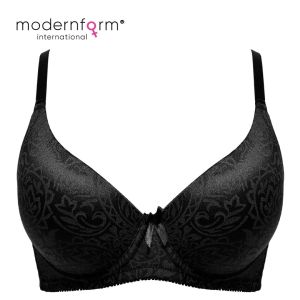 Modernform (M254) Floral Print Design Fashion Slight Push Up Padded Underwire Bra Cup B