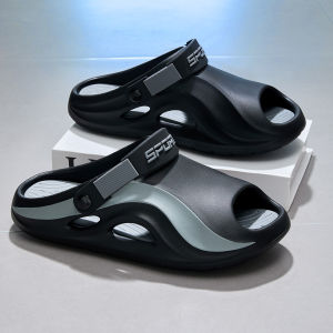 Free Shipping MenS Sports Sandals For Summer 2026 Trendy Brand Beach Outdoor Non-Slip Thick-Soled Slippers For Men