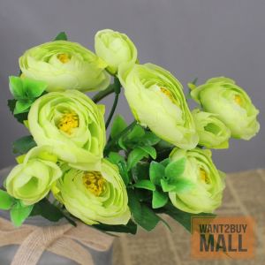 UMI 1 Bonquet 9 Rose Hand Bouquet Mixed Artificial Flower 10 Mawar Bouquet Bunga Tangan For Wedding Home Decor Rumah Hiasan