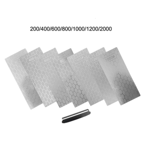 Máy mài dao Kim Cương Đá mài Grit 200-2000 # Đá mài công cụ tốt Mài Whetstone dao nhà bếp