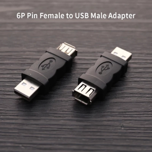 USB2.0 Nam Adapter 1394 6P Bộ chuyển đổi đầu cái Chuyển Đổi Extender Kết Nối Chèn Và Sử Dụng Cho Máy Quét Máy In