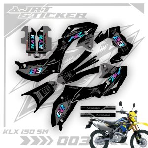 DECAL KAWASAKI KLX SM 150 2023 - BOLEH REQUES NAMA/NOMOR . AJR.RA.003