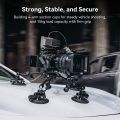 SmallRig Camera Suction Cup Mount Adjustable Professional Gripper Car Mount Stabilizer for Gopro DSLR Camera Vehicle Shooting 3565B. 