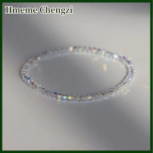 Hmeme Super Flashing Ultra-Fine Bracelet Light Luxury Texture Layered Simple Female Jewelry Gifts