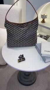 Goya Dog Tooth hobo Classic Zipper Single Shoulder Handbag tote Large Capacity Printed Versatile Shopping Bag