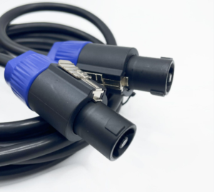 SPEAKON MALE 2-POLE to 6.35mm 1/4 MALE TS MONO BEST FOR AMPLIFIER to LOUD SPEAKER