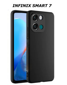 Casing Anti crack SOFTCASE PRO CAMERA For Infinix Smart 7 (Black Matte)