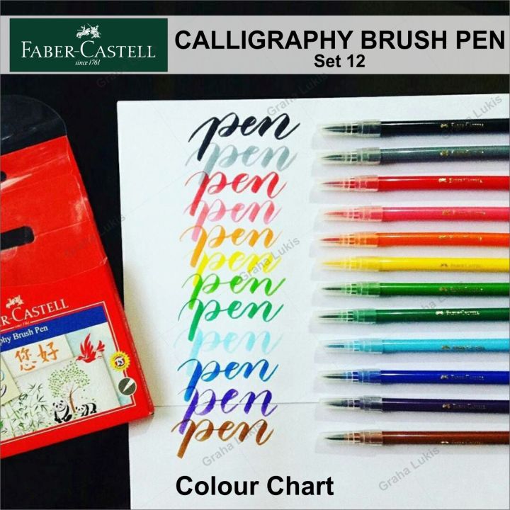 Faber%20Castell%20Calligraphy%20Brush%20Pen%20Set%2012%20-%20Image%202