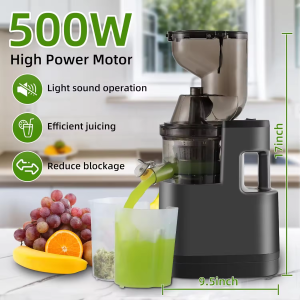 Juicer Machine Heavy Duty Original Slow Juicer Electric Juicer Maker Fully Automatic Juicer Fruits And Vegetables Blender Portable Juicer Multi-Functional Juicer Machines for Kitchen Household Office