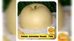 Fresh Crunchy Sweet Pears ₱950 only  for 10pcs.