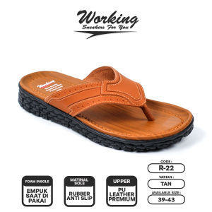Working Sneakers For You Sandal Jepit Pria Dewasa Kasual Code R 22 Size 39-43