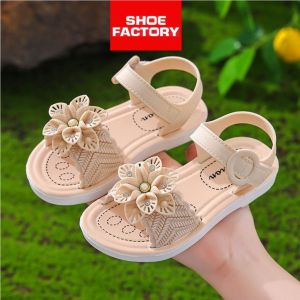 Age 4-6 Yrs Girls Sandals Princess Sandals Size 24-28 Selipar Budak Perempuan From Shoe Factory Malaysia