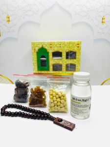 paket oleh-oleh haji dan umroh paket dus kotak tasb kayu 33 paket B